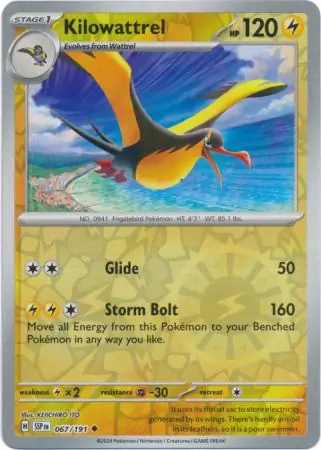 Kilowattrel Reverse Holo 067 Normal