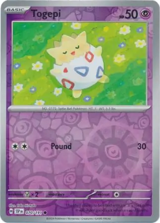 Togepi Reverse Holo 070 Normal