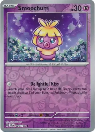 Smoochum Reverse Holo 075 Normal