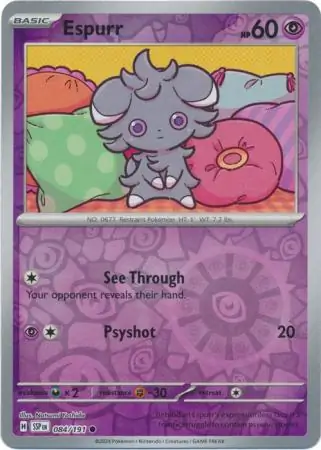 Espurr Reverse Holo 084 Normal