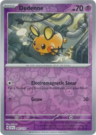 Dedenne Reverse Holo 087 Normal