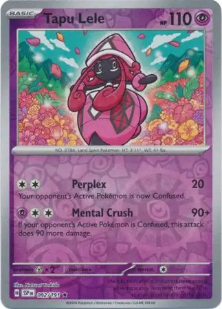 Tapu Lele Reverse Holo 092 Normal