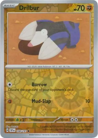 Drilbur Reverse Holo 108