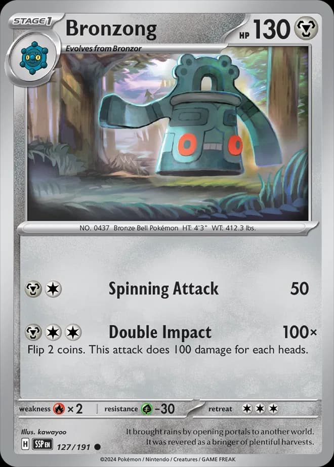 Bronzong 127 Normal