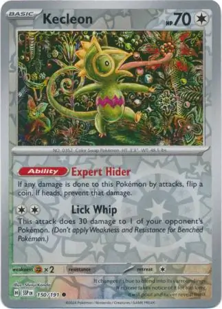 Kecleon Reverse Holo 150 Normal