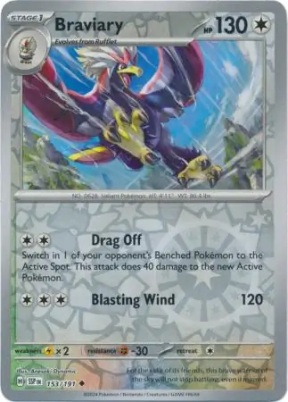 Braviary Reverse Holo 153 Normal