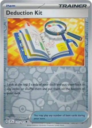 Deduction Kit Reverse Holo 171 Normal