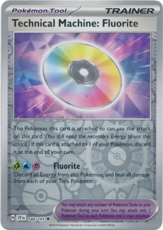 Technical Machine: Fluorite Reverse Holo 188 Normal