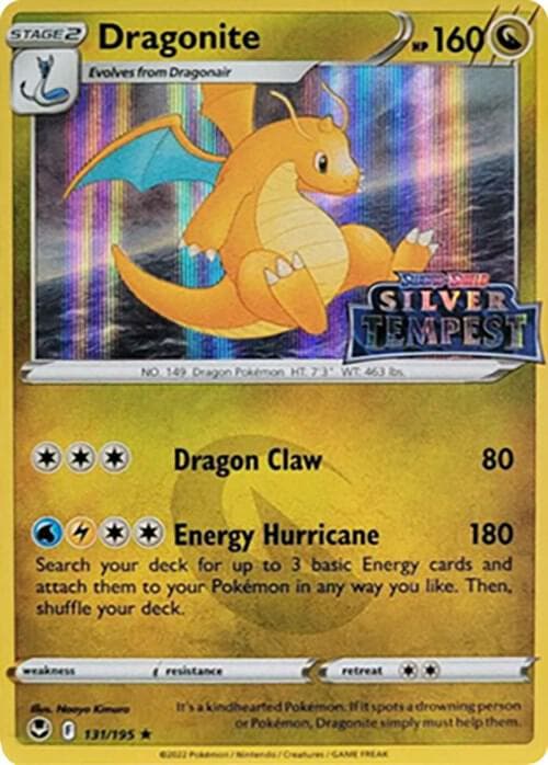 Dragonite Silver Tempest Stamped 131 Normal