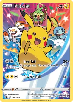 Pikachu SWSH020 Normal