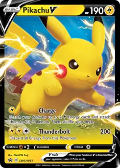 Pikachu V SWSH061 Normal
