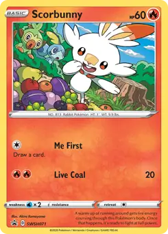 Scorbunny SWSH071 Normal