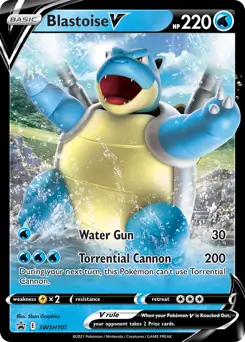Blastoise V SWSH101 Normal