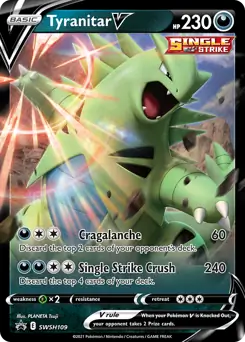 Tyranitar V SWSH109 Normal