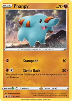 Phanpy SWSH117 Normal