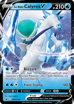 Ice Rider Calyrex V SWSH130 Normal