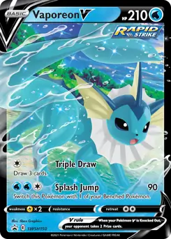 Vaporeon V SWSH150 Normal