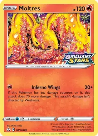 Moltres SWSH185 Normal