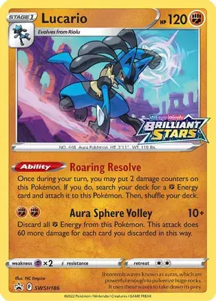 Lucario SWSH186 Normal