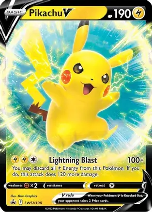 Pikachu V SWSH198 Normal
