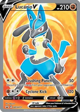 Lucario V SWSH213 Normal