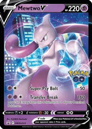 Mewtwo V SWSH223 Normal