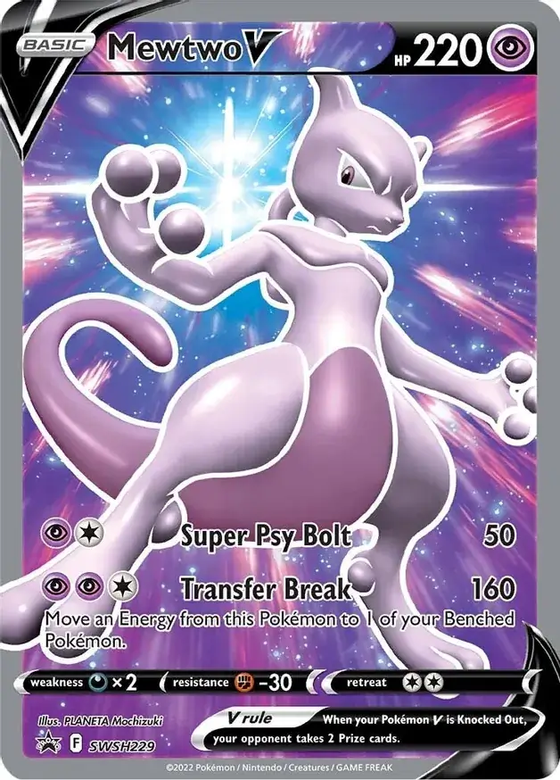 Mewtwo V SWSH229 Normal