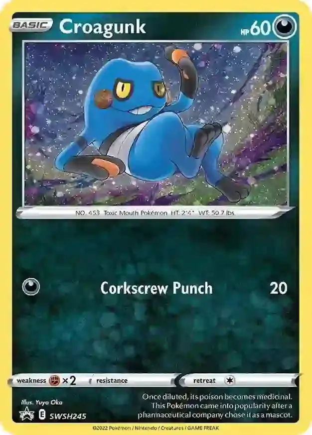Croagunk SWSH245 Normal