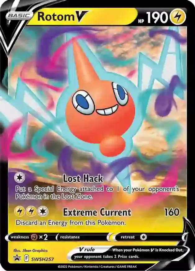 Rotom V SWSH257 Normal