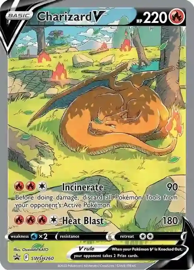 Charizard V SWSH260 Normal