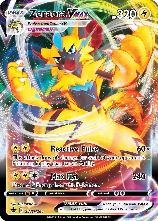Zeraora VMAX SWSH264 Normal