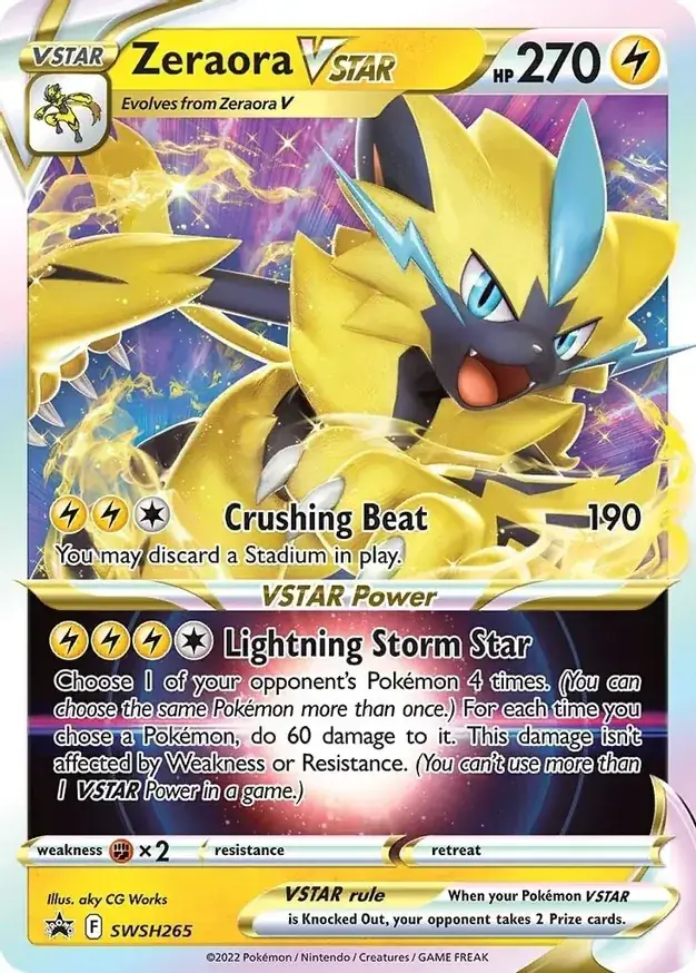 Zeraora VSTAR SWSH265 Normal
