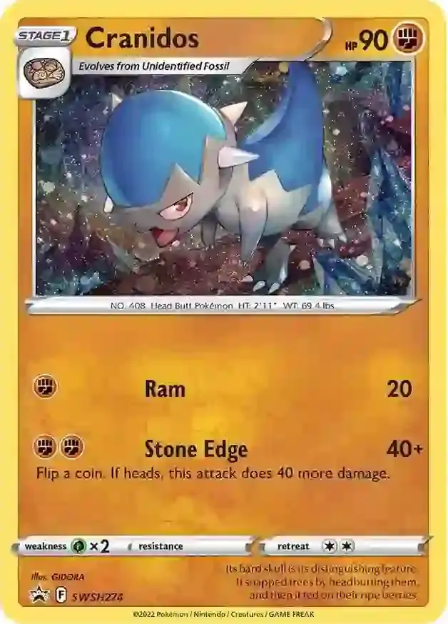 Cranidos SWSH274 Normal