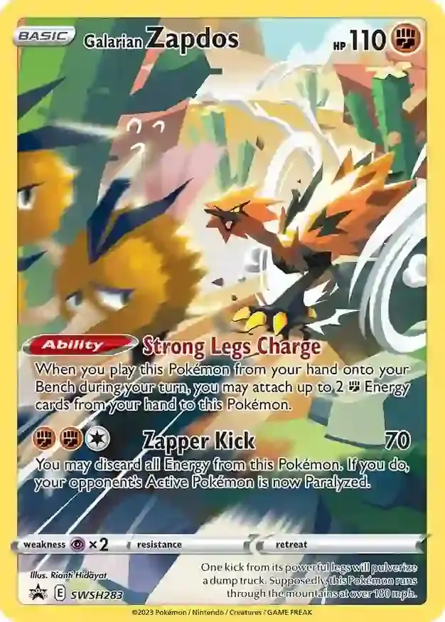 Galarian Zapdos SWSH283 Normal