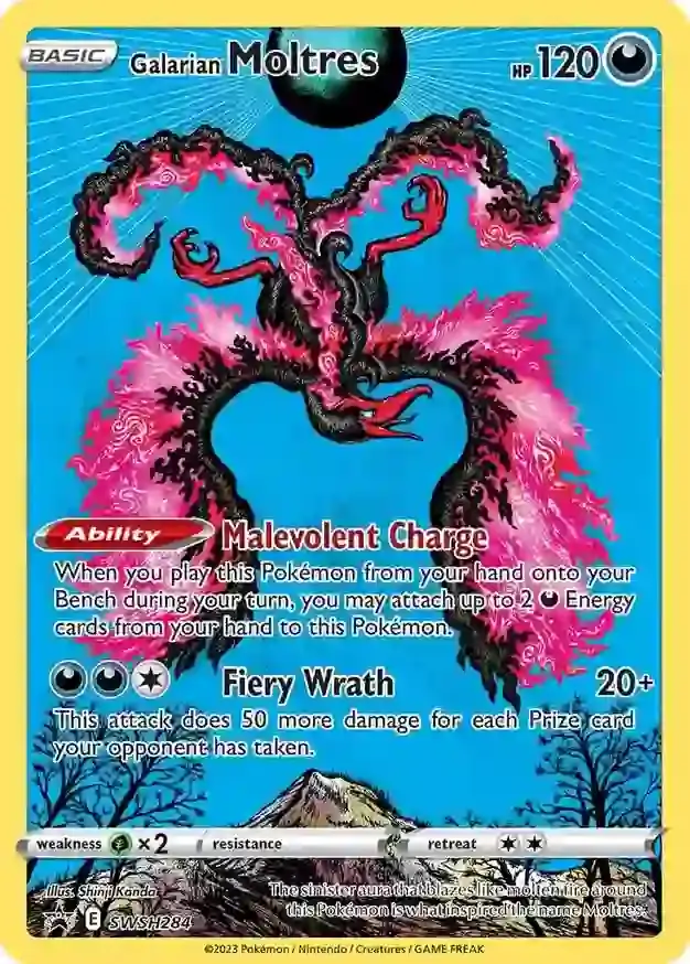 Galarian Moltres SWSH284 Normal