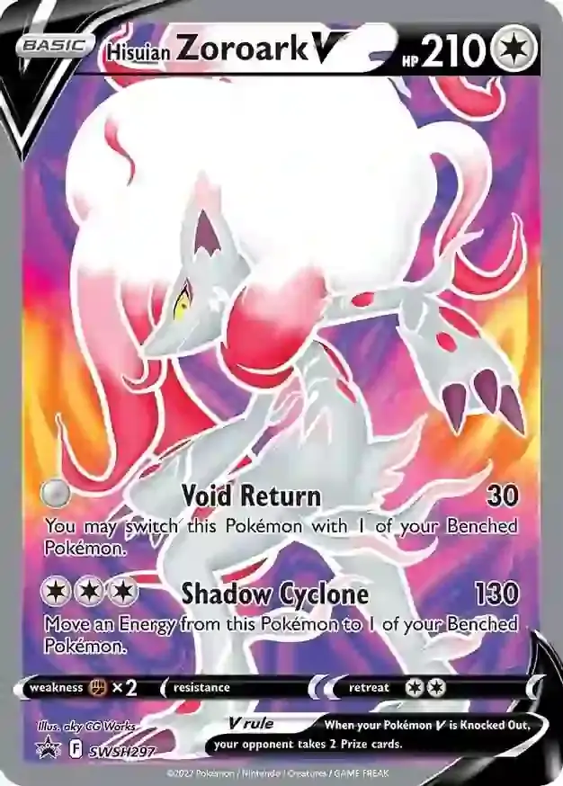 Hisuian Zoroark V SWSH297 Normal