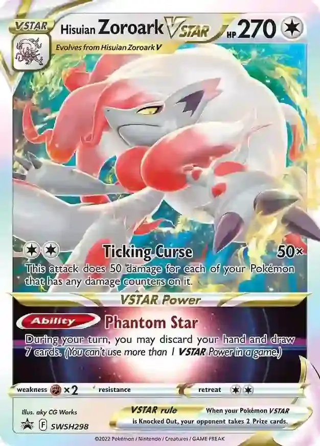 Hisuian Zoroark VSTAR SWSH298 Normal