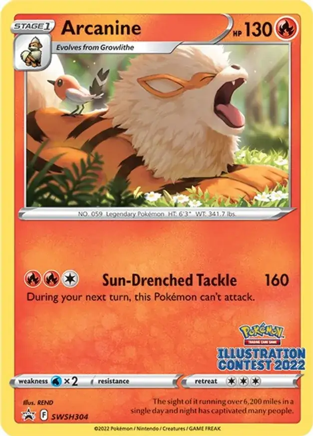 Arcanine SWSH304 Normal