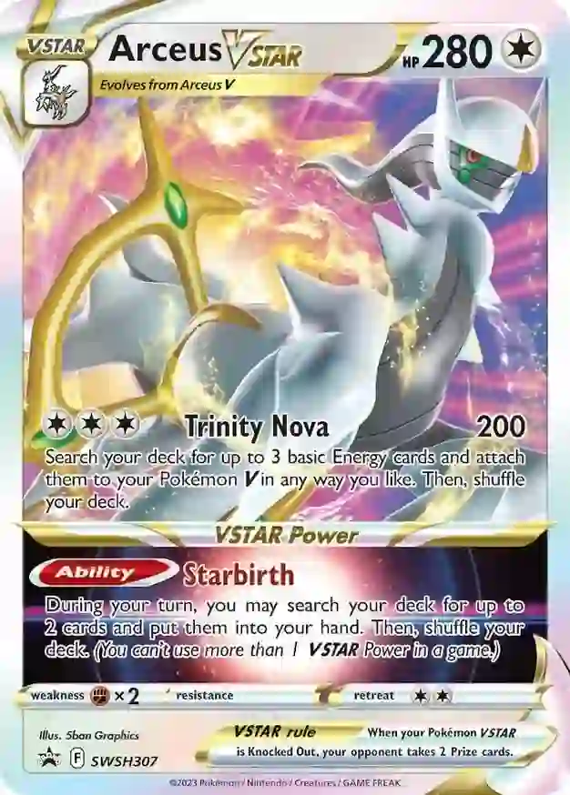 Arceus VSTAR SWSH307 Normal
