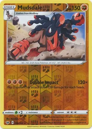 Mudsdale Reverse Holo 106 Normal