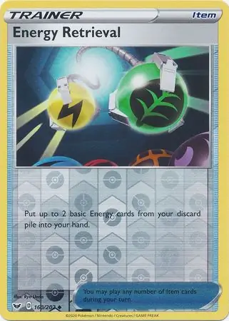 Energy Retrieval Reverse Holo 160 Normal