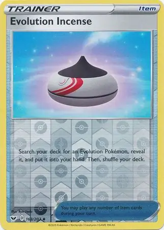Evolution Incense Reverse Holo 163 Normal