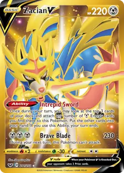 Zacian V Secret 211