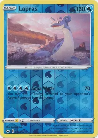 Lapras Reverse Holo 048 Normal