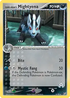 Team Aqua's Mightyena 15