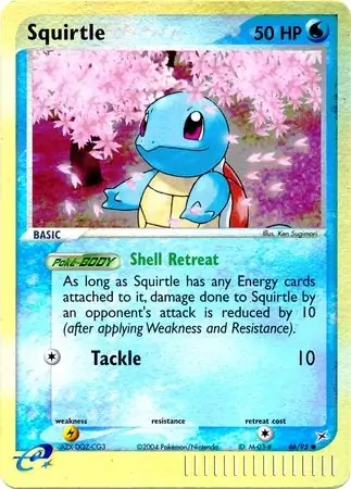 Squirtle Reverse Holo 46