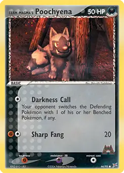 Team Magma's Poochyena 66