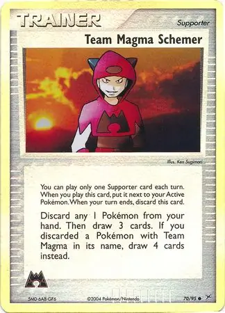 Team Magma Schemer Reverse Holo 70