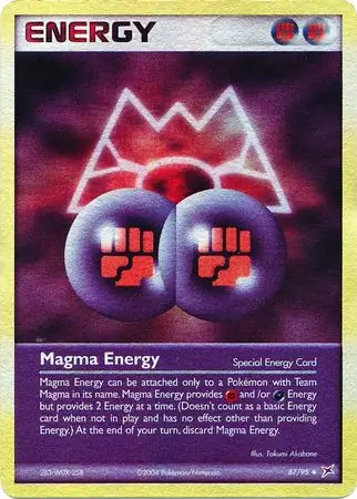 Magma Energy Reverse Holo 87 Normal