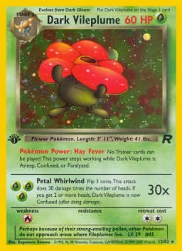 Dark Vileplume Holo